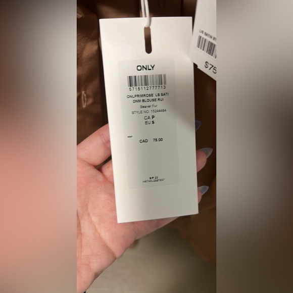 Satin Button Down Collared Shirt - Picture 5 of 5